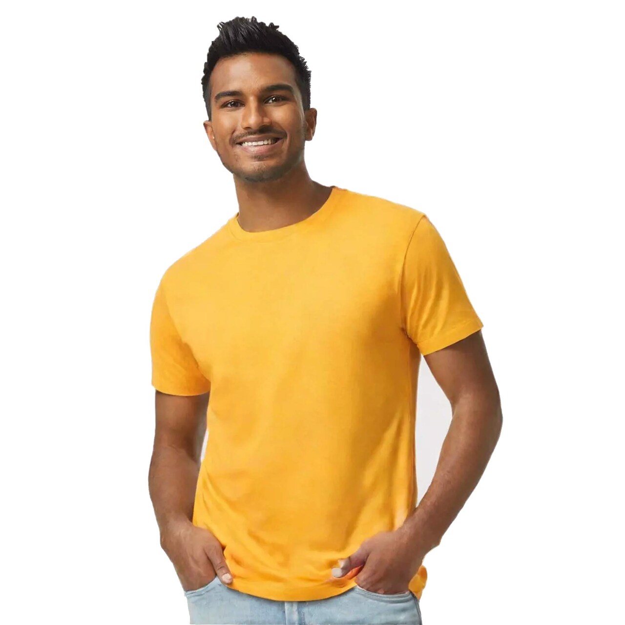 Heavy Cotton Crewneck T-Shirt for Durable, Everyday & Casual Wear